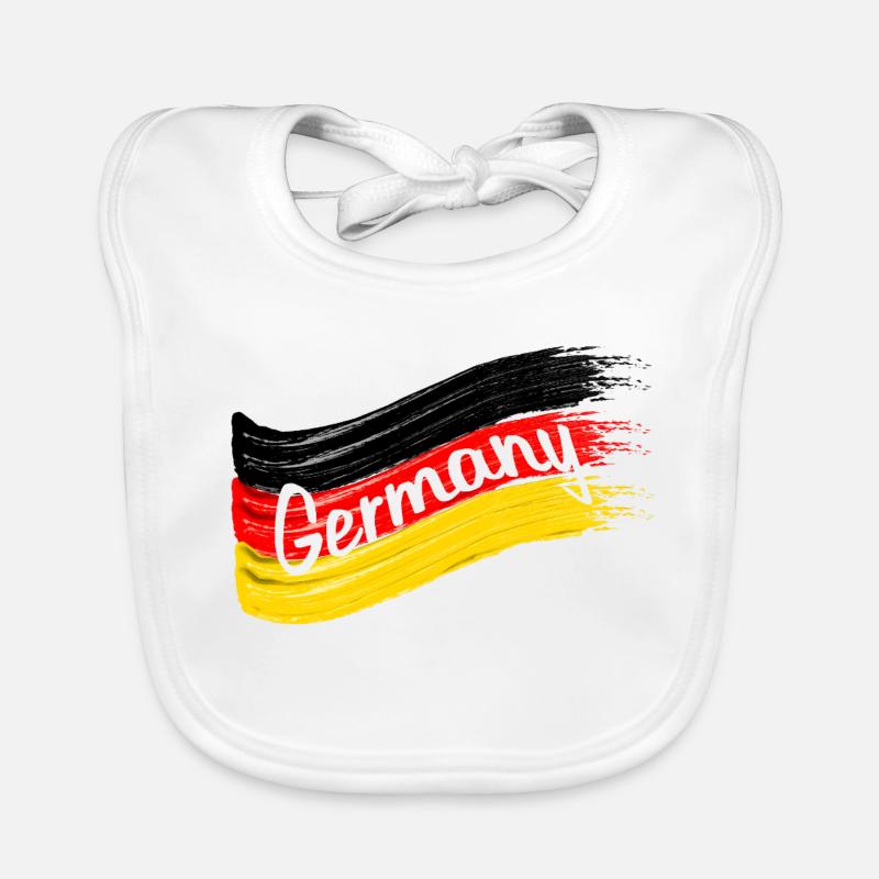German flag Organic Baby Bibs