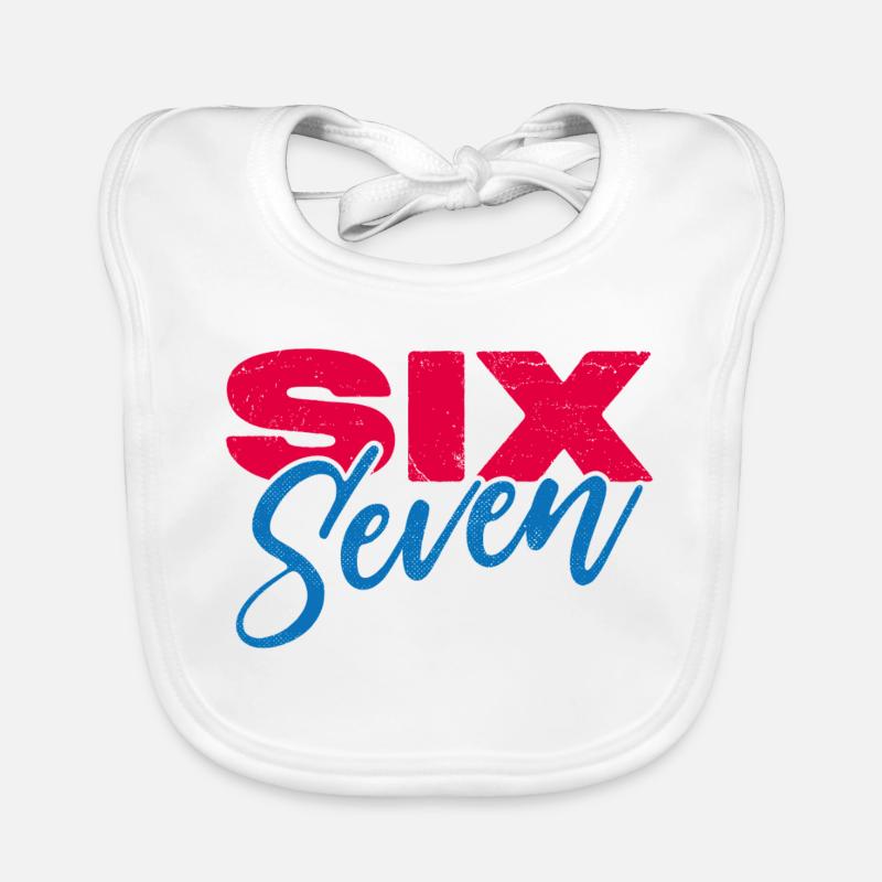 sechs sieben Baby Bio-Lätzchen