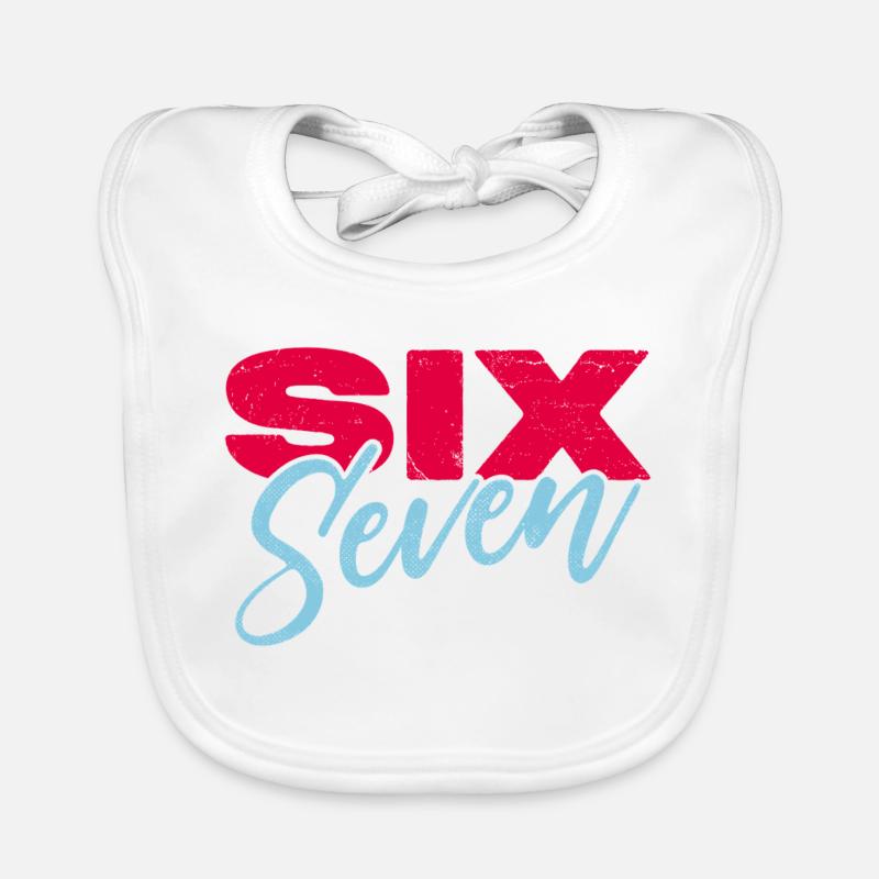 sechs sieben Baby Bio-Lätzchen