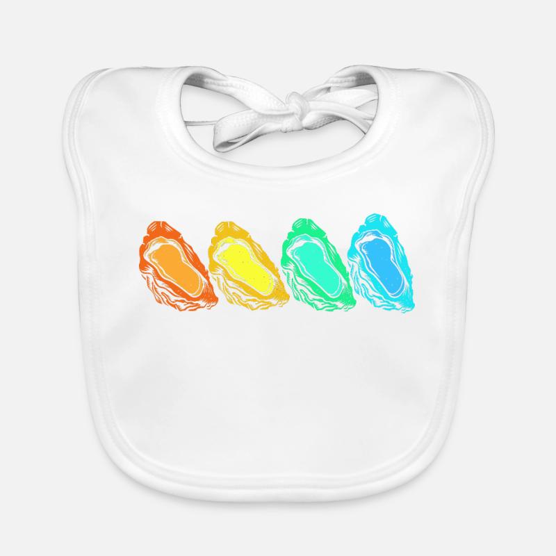Oysters Organic Baby Bibs