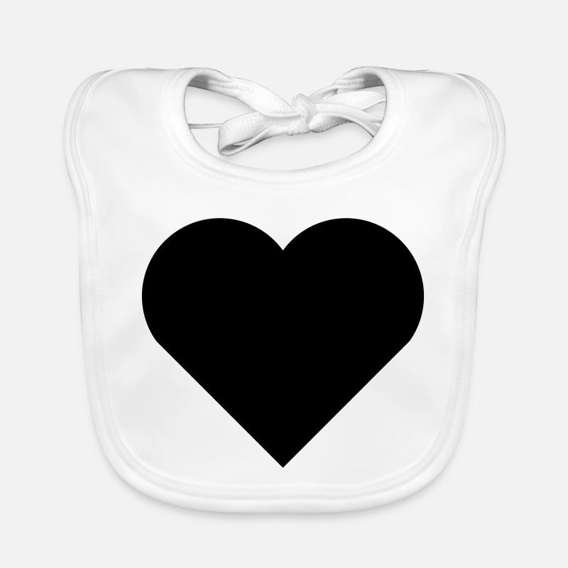 Herz Baby Bio-Lätzchen