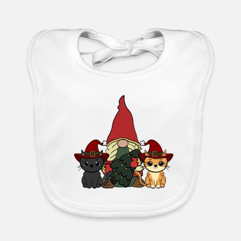 Gnome de chat Bavoir bio Bébé