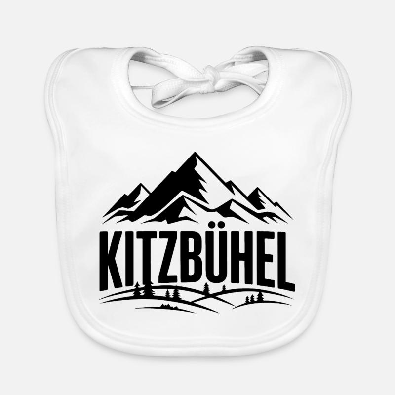 Kitzbühel - Souvenir Design Baby Bio-Lätzchen