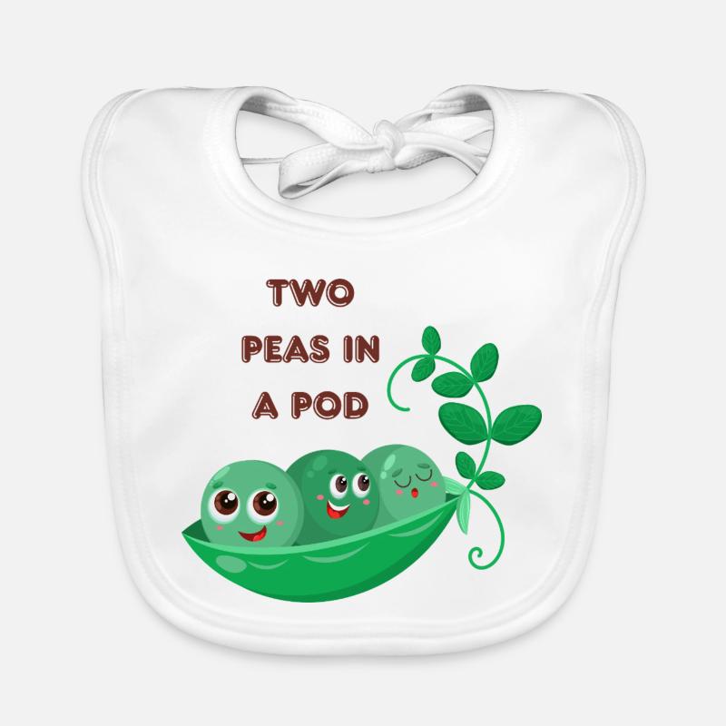 Two Peas In A Pod  Organic Baby Bibs