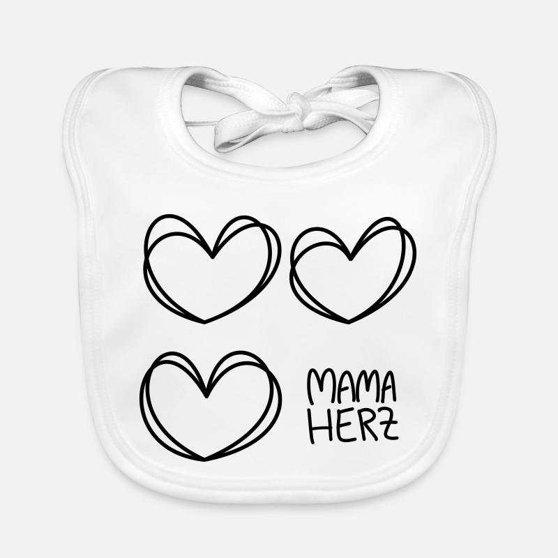 Cœur de maman Bavoir bio Bébé