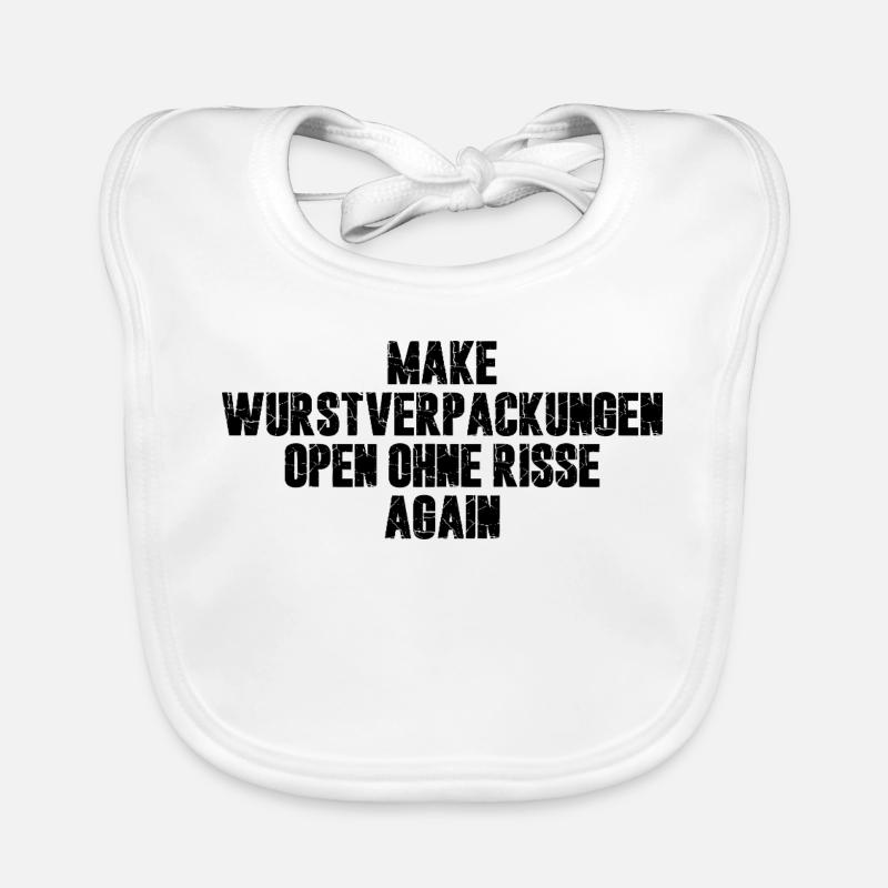 Make Sausage Packaging Open Without Cracks Again Organic Baby Bibs