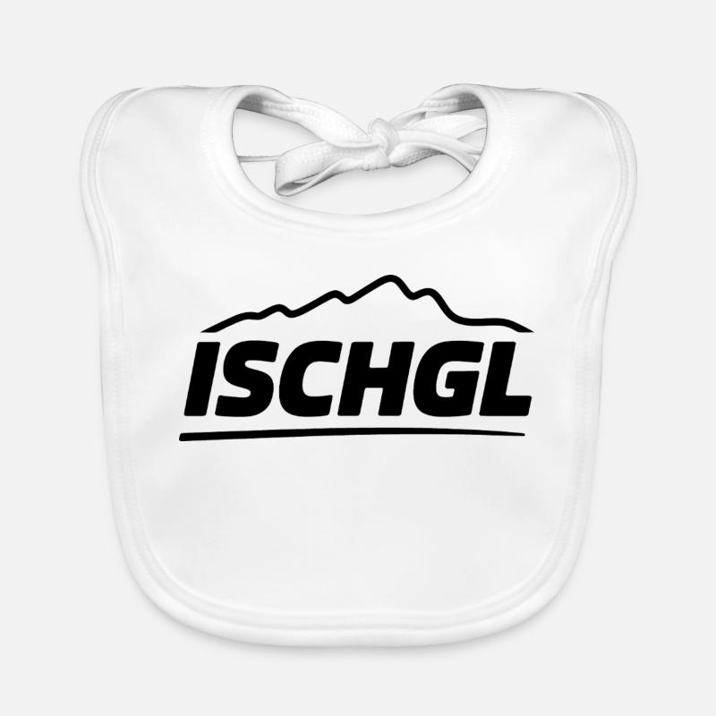 Ischgl - Création de souvenirs Bavoir bio Bébé