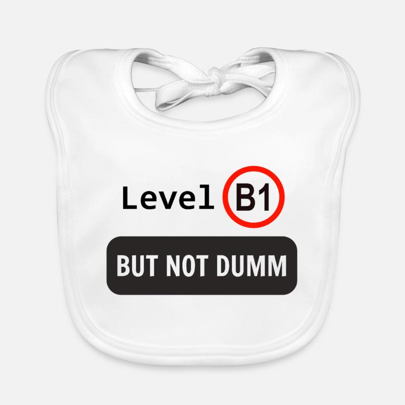 Level B1, but not dumm Baby Bio-Lätzchen