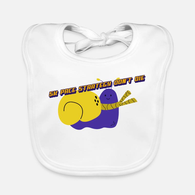 5k pace straregy don't die Organic Baby Bibs