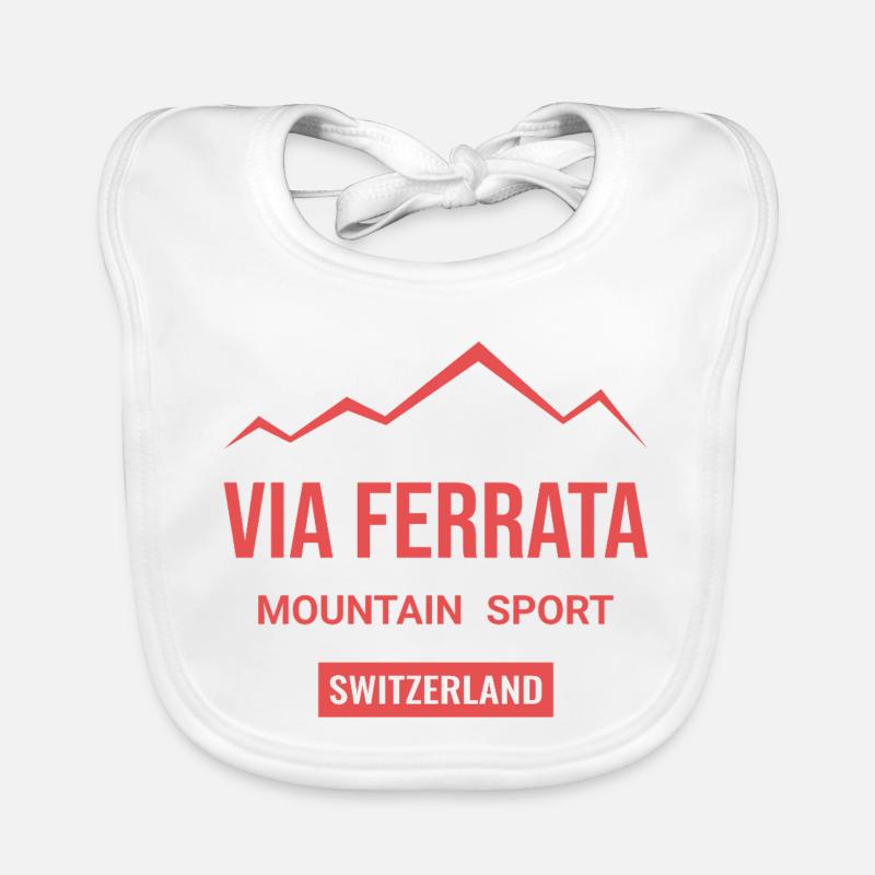 Via Ferrata Suisse Bavoir bio Bébé