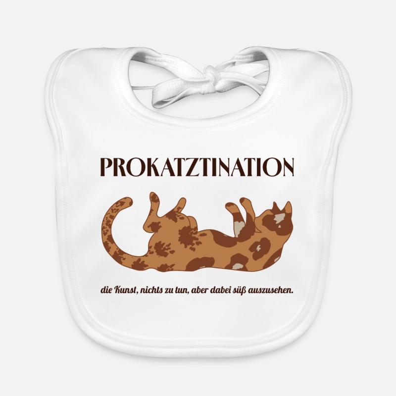 Prokatztination - die Kunst, nichts zu tun..... Baby Bio-Lätzchen