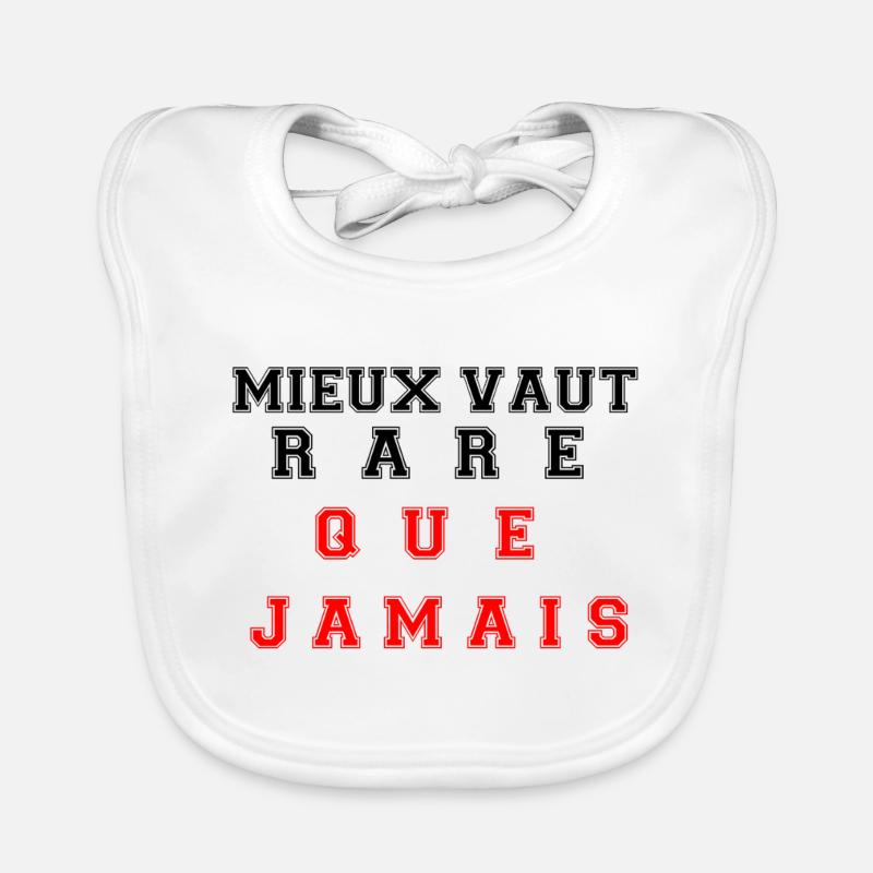 Better rare than never Organic Baby Bibs