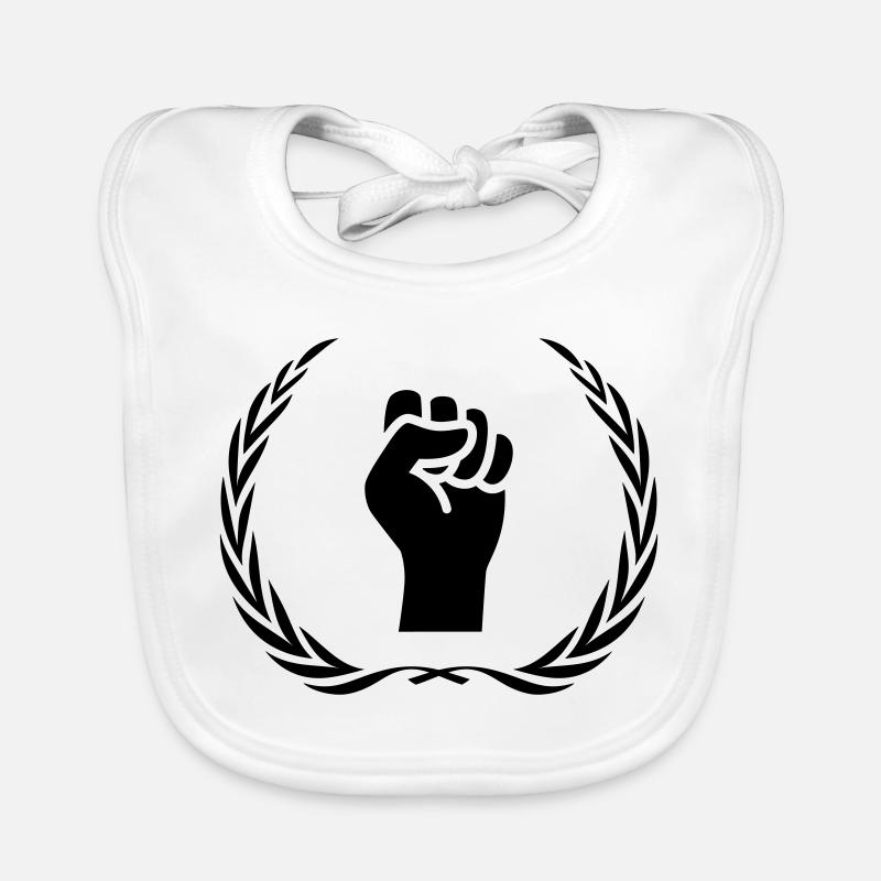 Hand Faust Kranz Baby Bio-Lätzchen