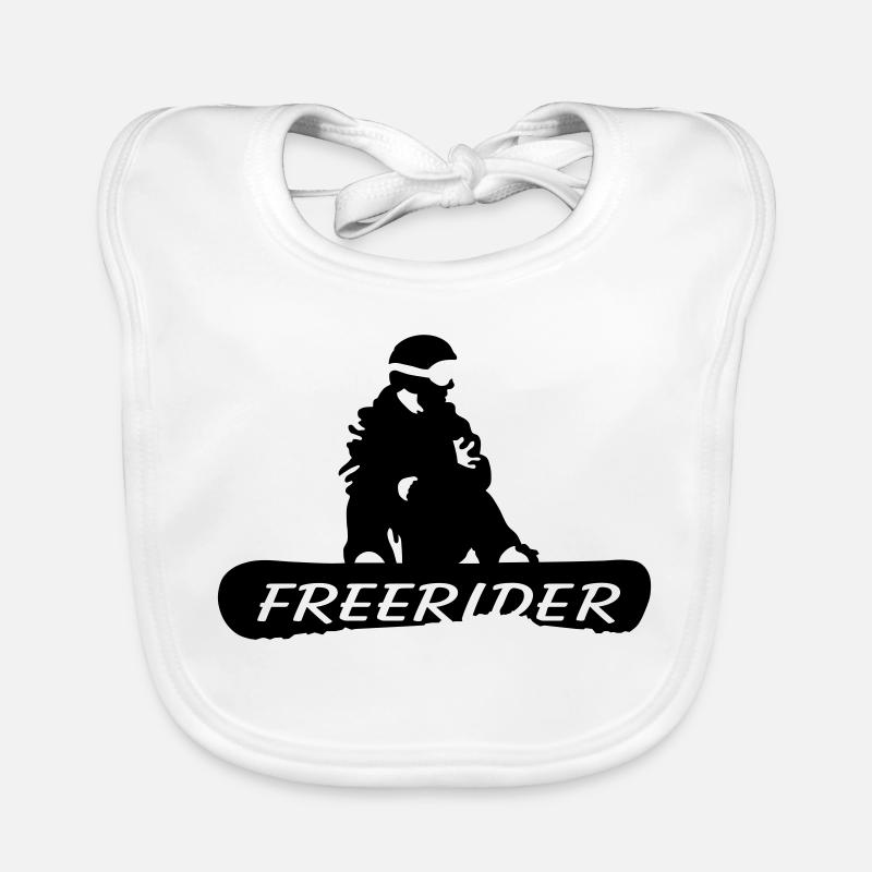 Freerider Snowboard Bavoir bio Bébé