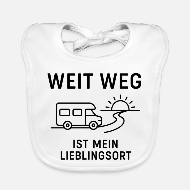 Loin, c’est mon endroit préféré ! - Vanlife Bavoir bio Bébé