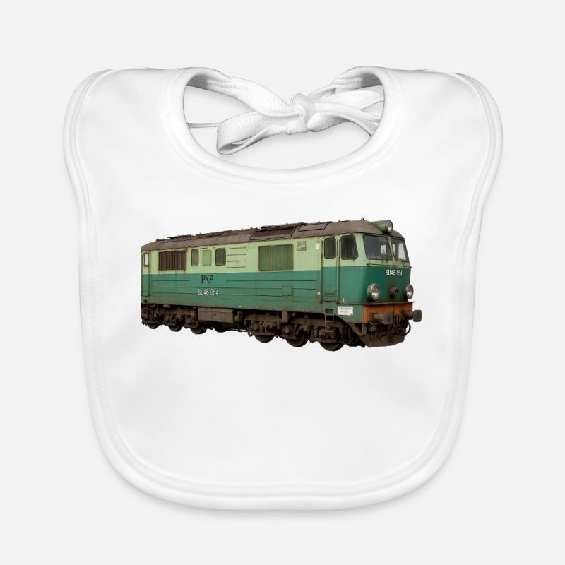 Lokomotive SU46 Eisenbahnzug Baby Bio-Lätzchen