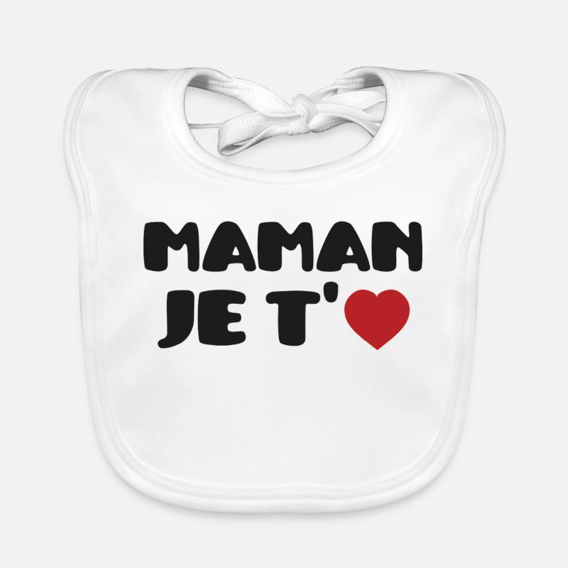 Mama Ich liebe dich – Muttertag Baby Bio-Lätzchen