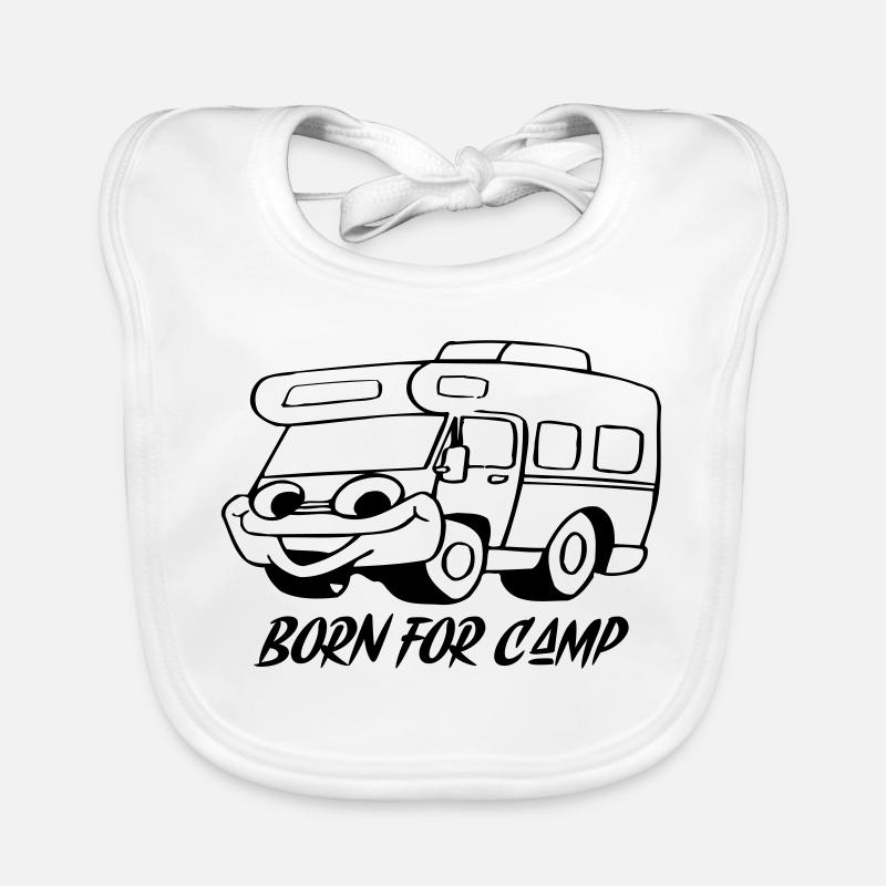 Né pour le camp Bavoir bio Bébé