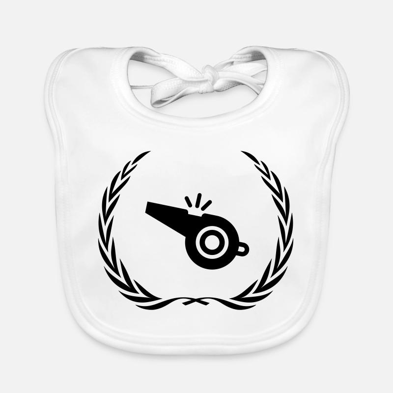Sifflet Sifflet Couronne Bavoir bio Bébé