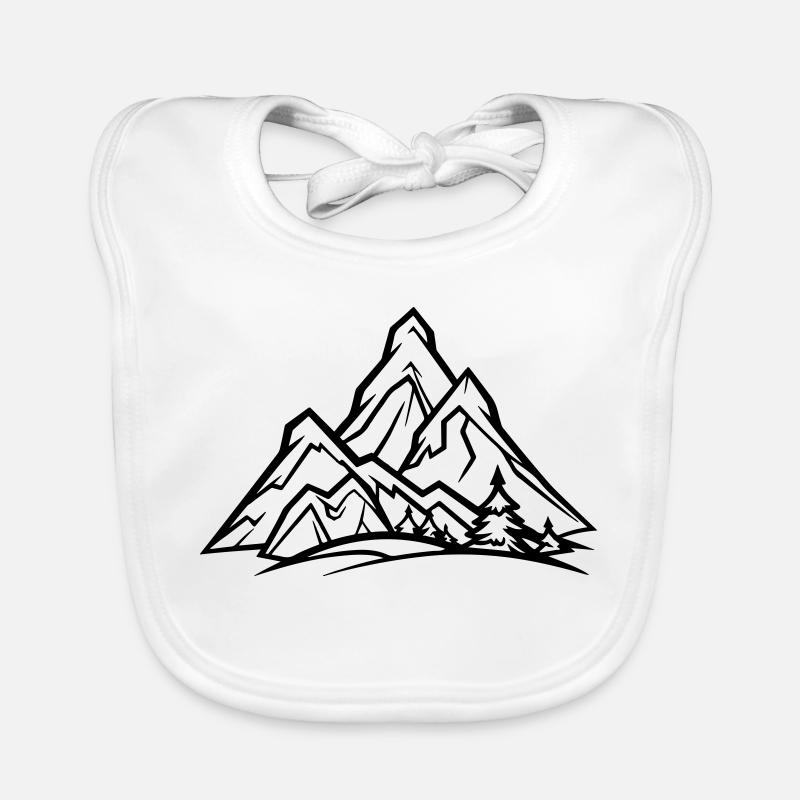 Berge Baby Bio-Lätzchen