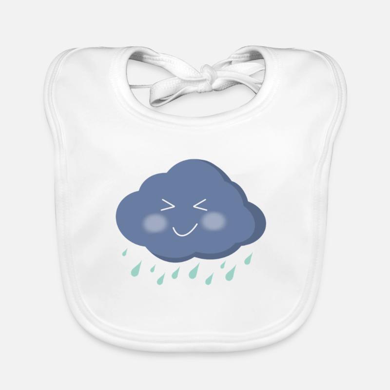 Nuage joyeux, pluie douce Bavoir bio Bébé
