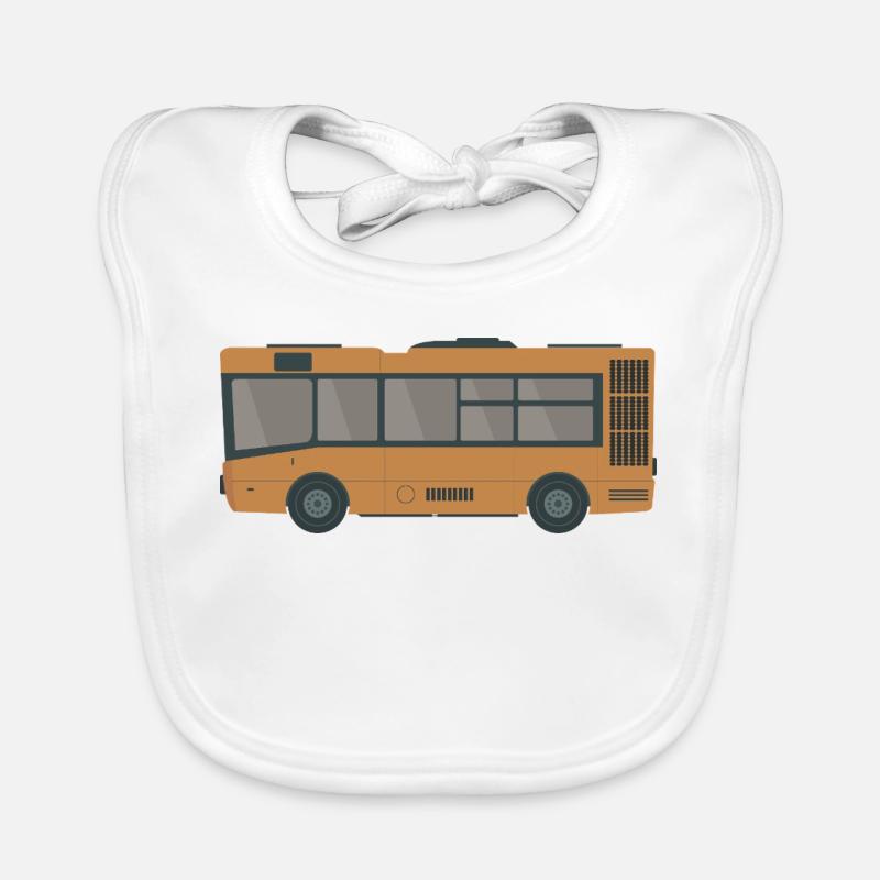 City bus Organic Baby Bibs