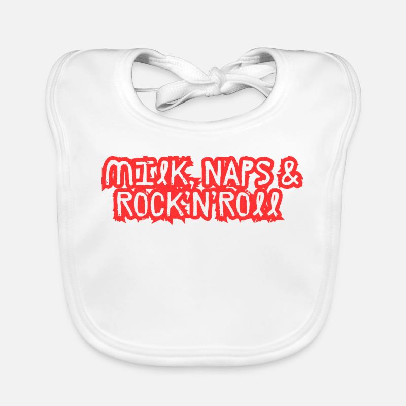 Graffiti RocknRoll Fusion Organic Baby Bibs
