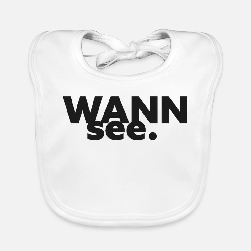Collection GIUDAN Berlin : Wannsee - Bavoir bio Bébé - blanc