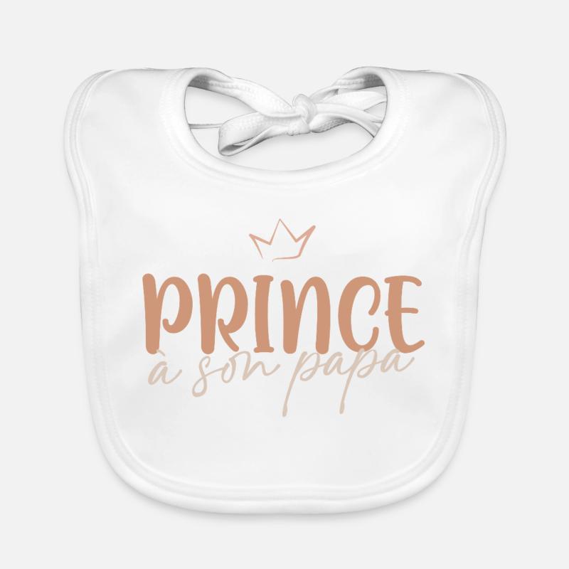 Prince à son papa Bavoir bio Bébé