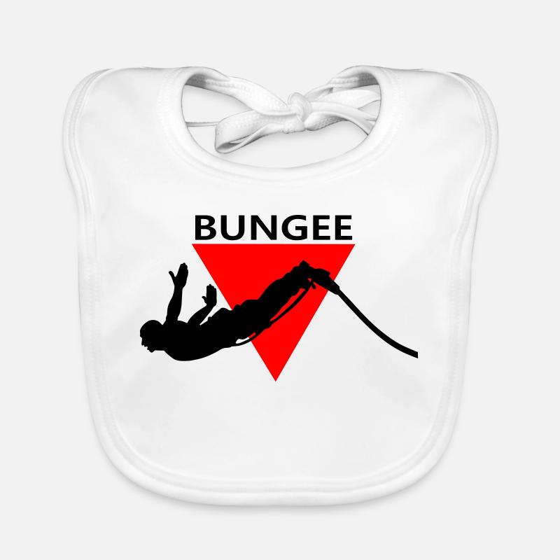 Bungee jumping Organic Baby Bibs