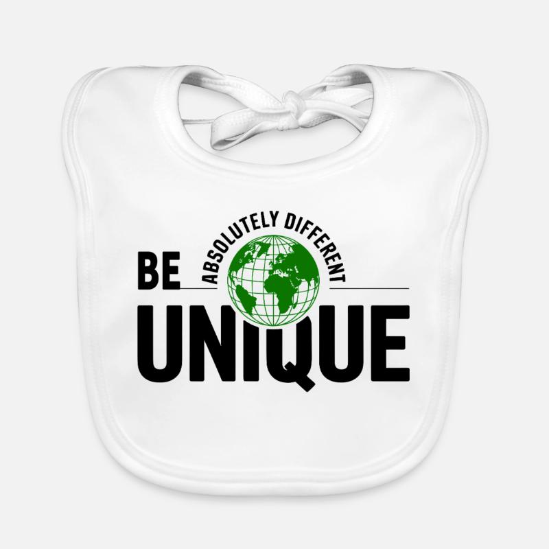 Unique Globe Vert Bavoir bio Bébé