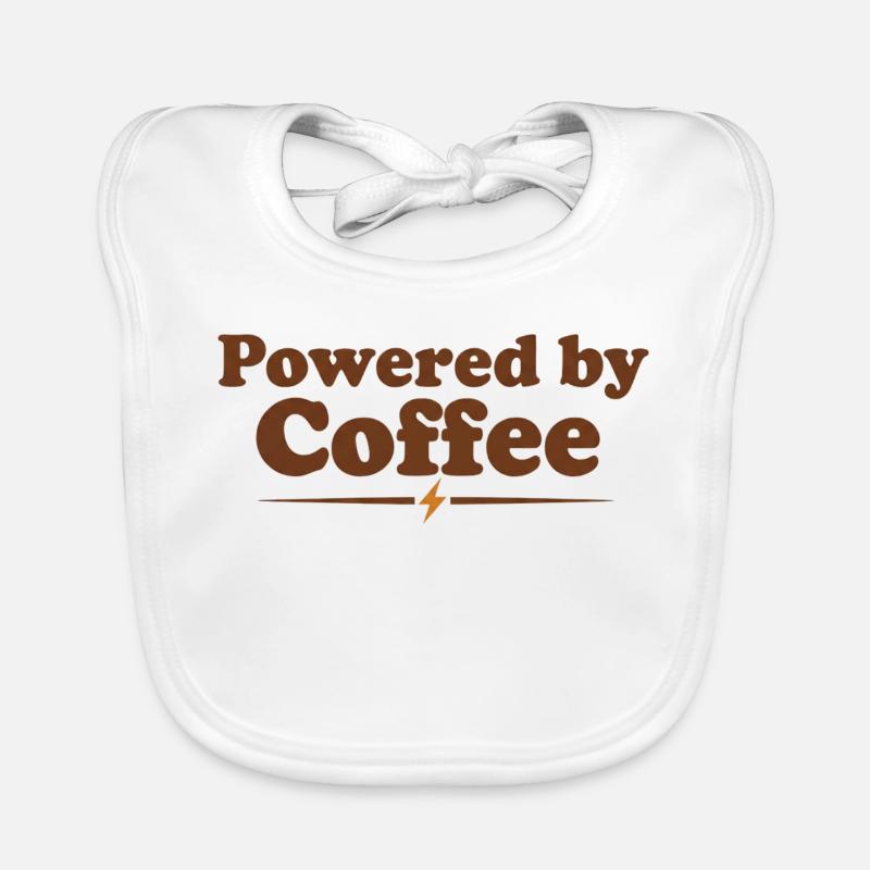 Alimenté par le café Bavoir bio Bébé