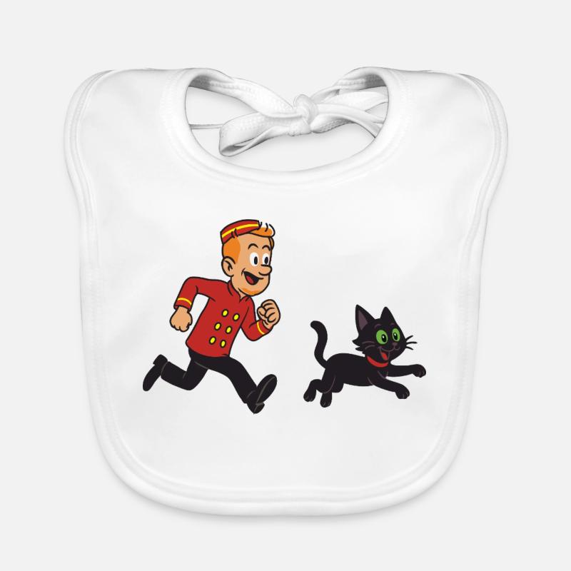Franky & Meeko running Organic Baby Bibs