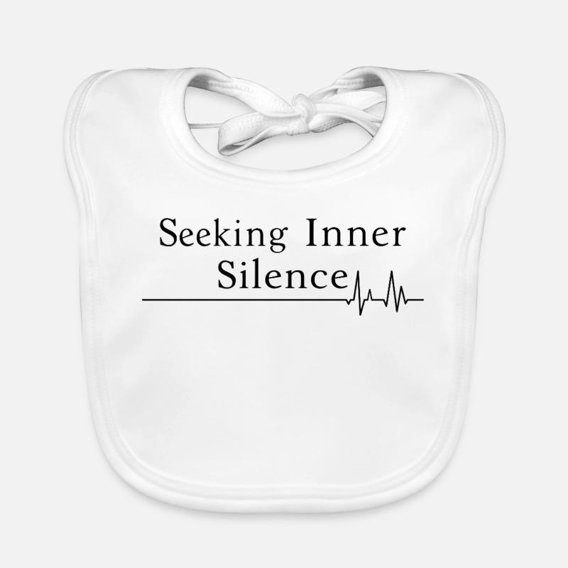 À la recherche du silence intérieur Bavoir bio Bébé