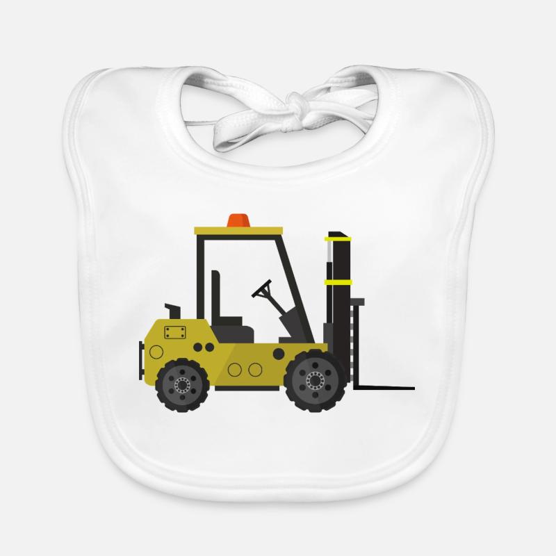 Gabelstapler Baby Bio-Lätzchen