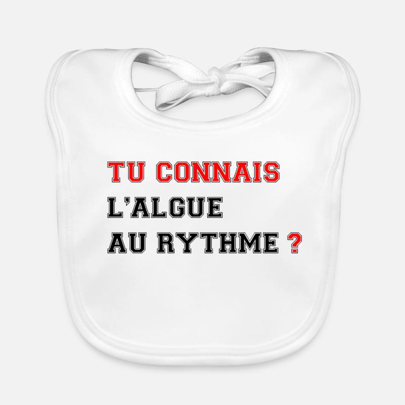 Tu connais l'algue au rythme ? Bavoir bio Bébé