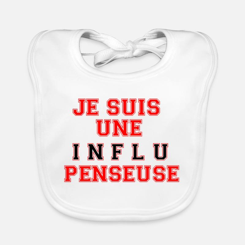 Ich bin ein Influencer Baby Bio-Lätzchen