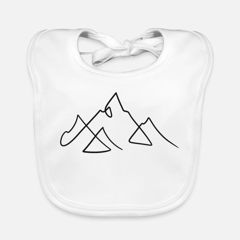 Wandernde Berge Baby Bio-Lätzchen