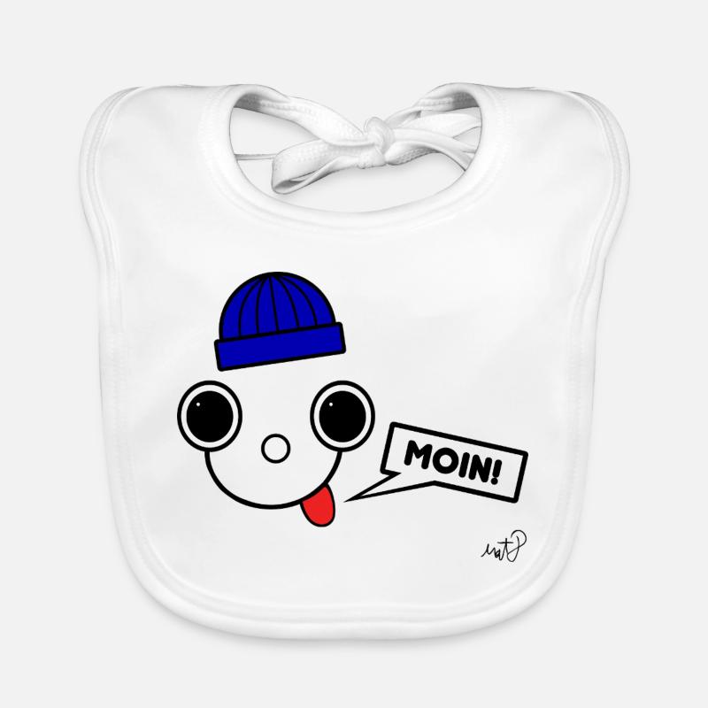 Koppie Moin avec Beanie Bavoir bio Bébé