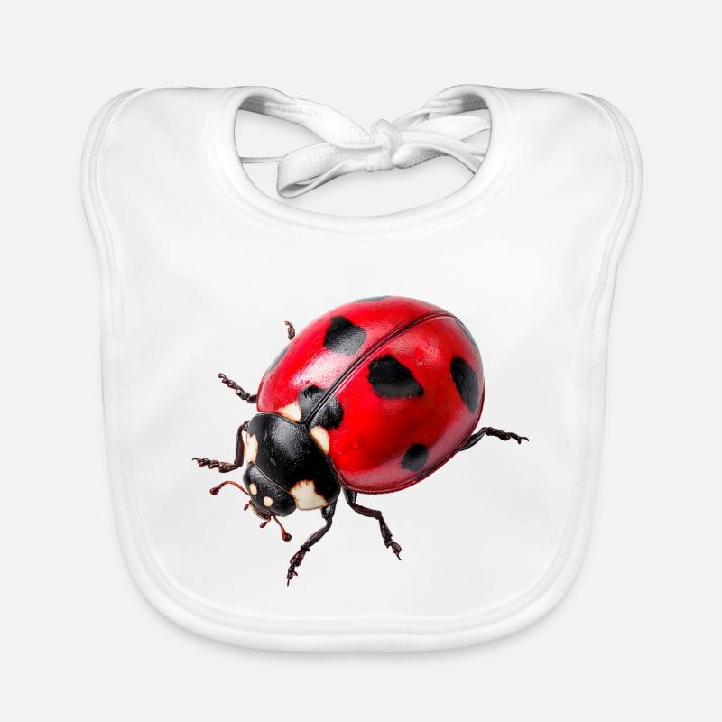 Ladybugs are also called ladybugs Organic Baby Bibs