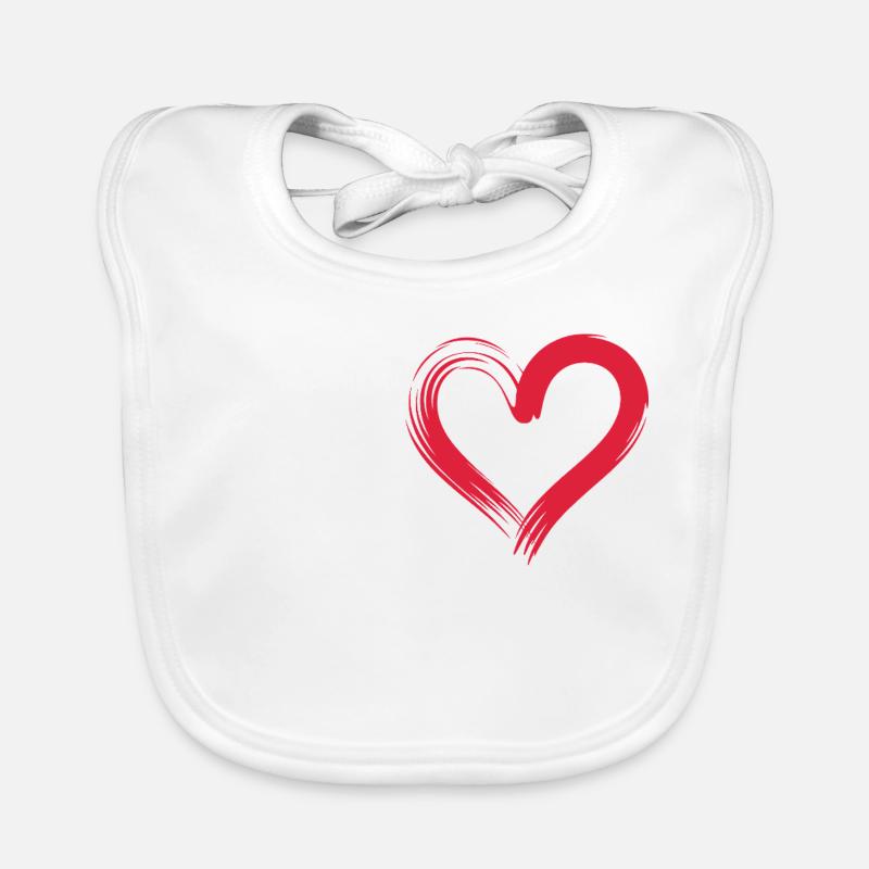 Emergency Room Heartbeat Design Organic Baby Bibs