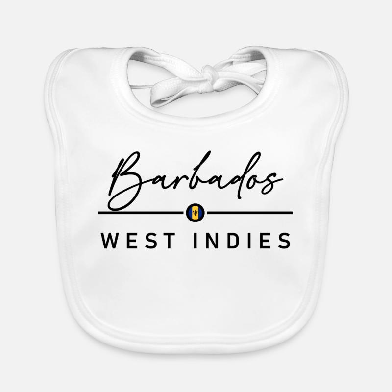 Barbade - Antilles - Caraïbes Bavoir bio Bébé