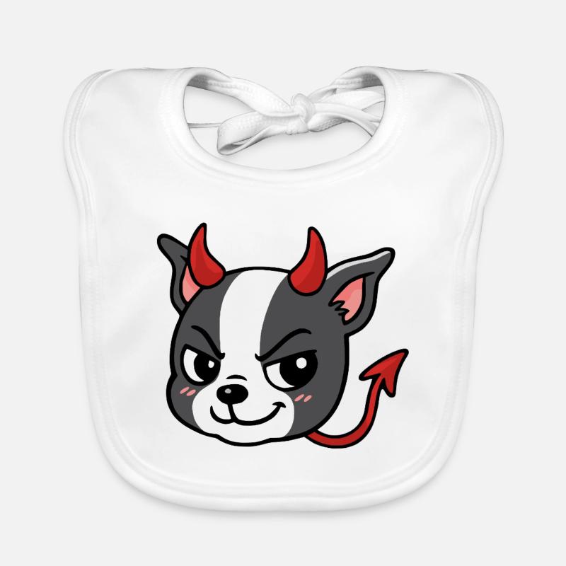 Boston - Devil Bavoir bio Bébé