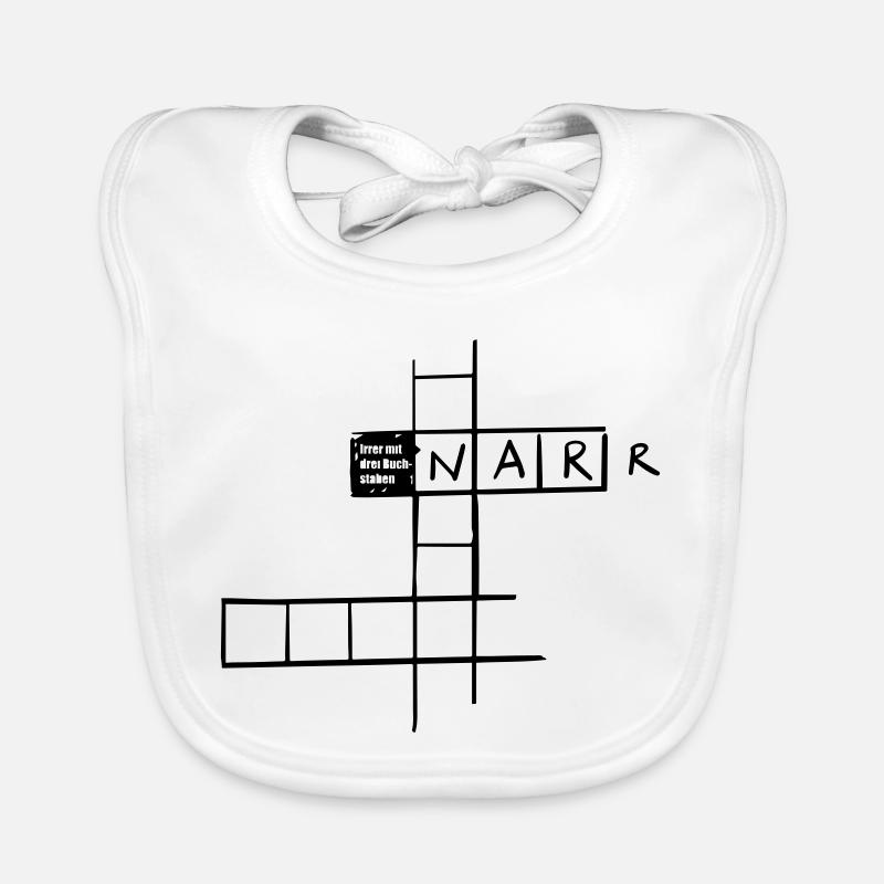 Lunatique avec 3 lettres Bavoir bio Bébé