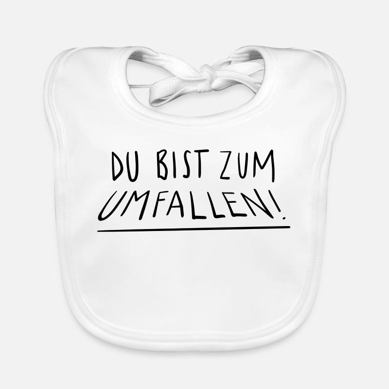 Tu vas tomber Bavoir bio Bébé