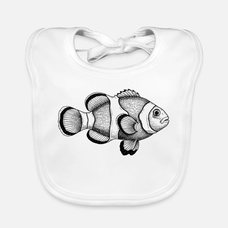 Poisson-clown Bavoir bio Bébé