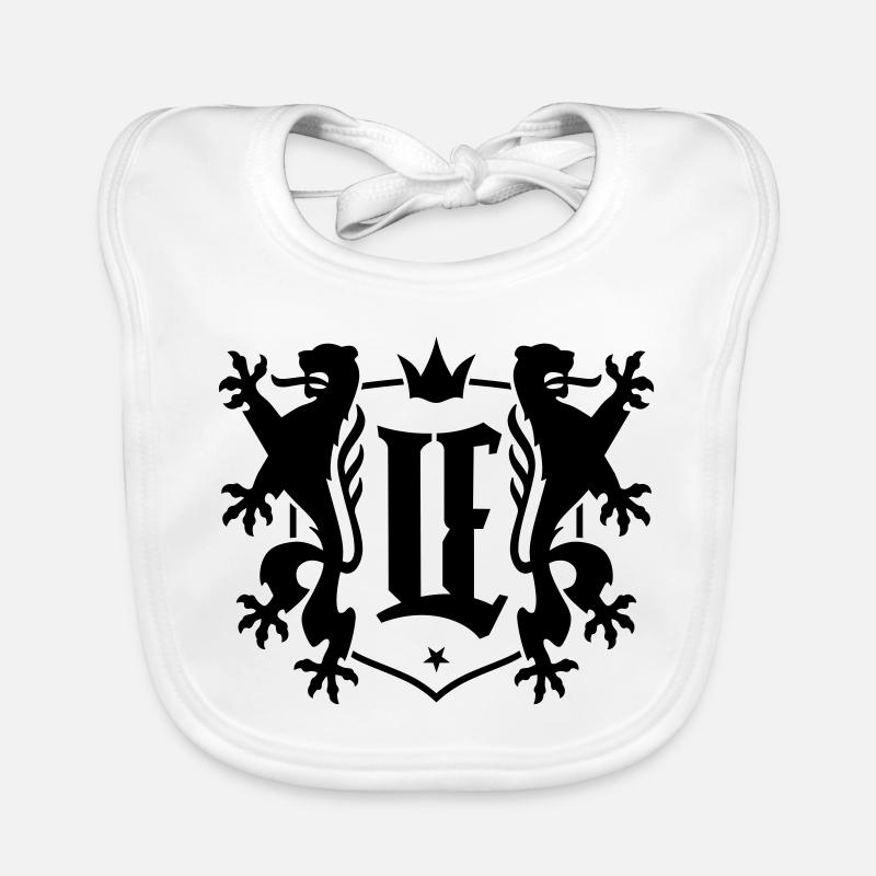Emblème du roi de la ville de Leipzig LE Bavoir bio Bébé
