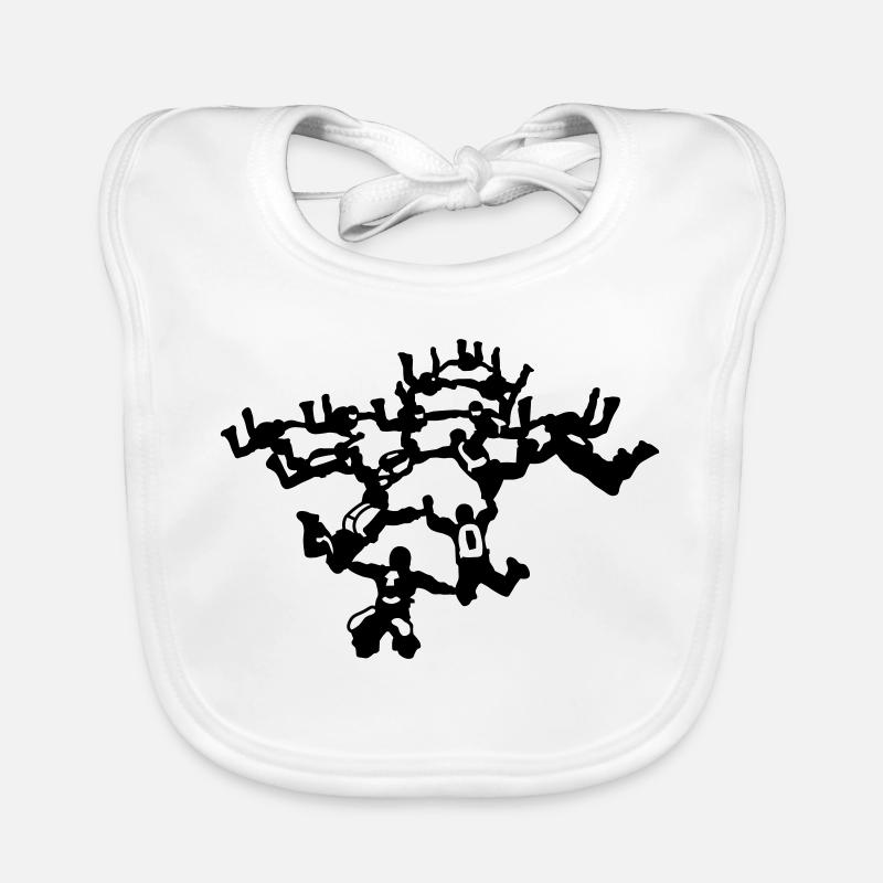 Parachuting Organic Baby Bibs