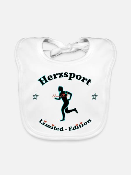 Hertz Sport - Bavoir bio Bébé - blanc