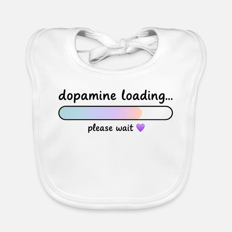 Gradient de charge de dopamine Bavoir bio Bébé